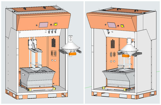 El equipo electrostático 110v 220v de la alimentación del polvo de la máquina de capa modificó voltaje para requisitos particulares